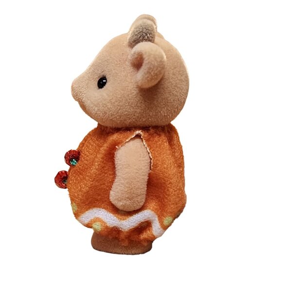 Calico Critters Baby Reindeer Baker Figure MISSING HAT EXCELLENT CONDITION - Picture 2 of 8